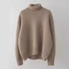 Осень-зима толстый кашемировый свитер женский с высоким воротом пуловер свитер теплый свободный трикотажный базовый свитер куртка
