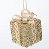 2/3Pcs Plastic Christmas Tree Ornament Lace Gift Box Christmas Decorations