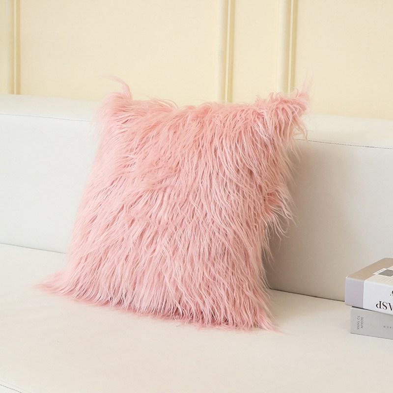 Plush Decor fluffy Pillow Cushion Cover