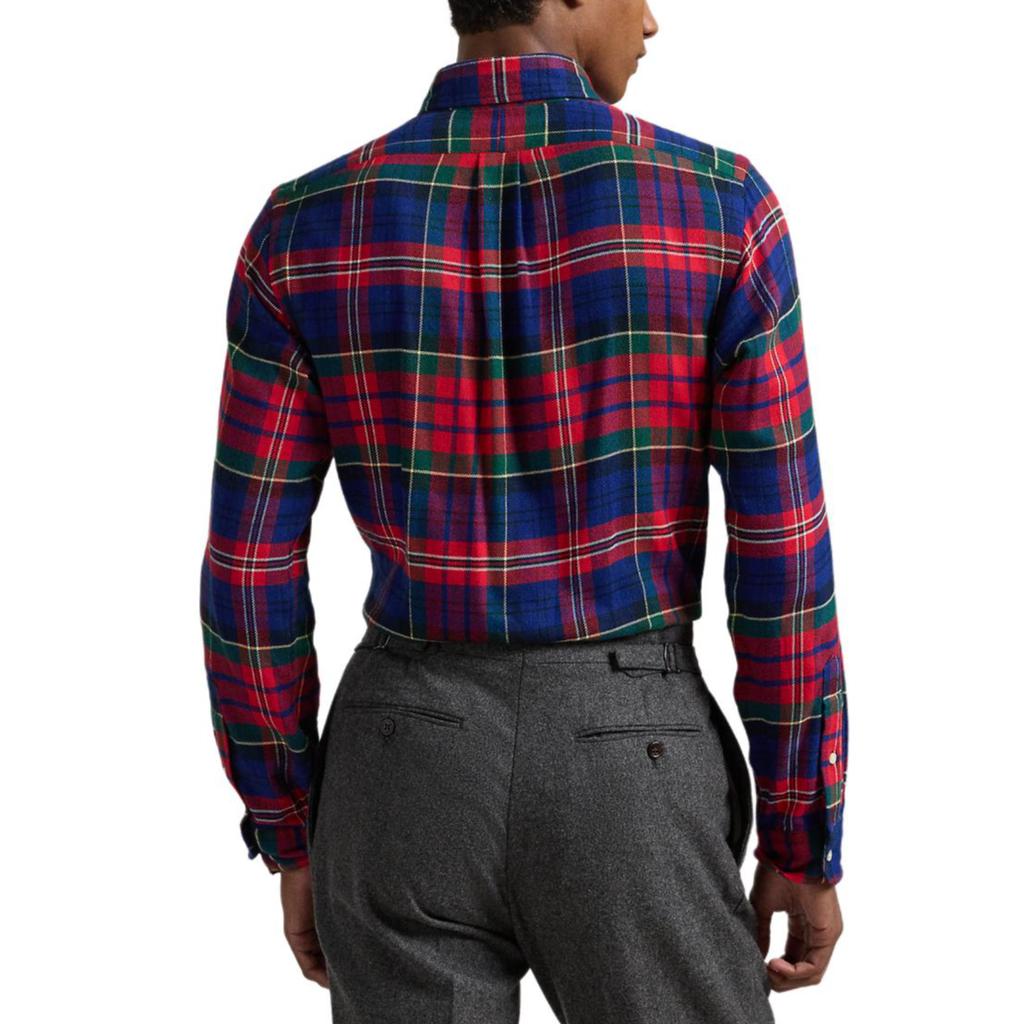 Polo Ralph Lauren FW24 Cotton Long Sleeve Check Shirt Men Shirts Red MNPOWOV16823866-400