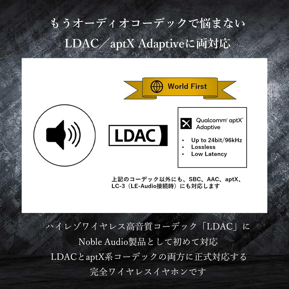 Беспроводные наушники Noble Audio FALCON MAX Официальные MEMS Активное шумоподавление IPX54 NOB-FALCONMAX-B (Японский продукт) - Bluetooth, Драйвер, Водонепроницаемый,