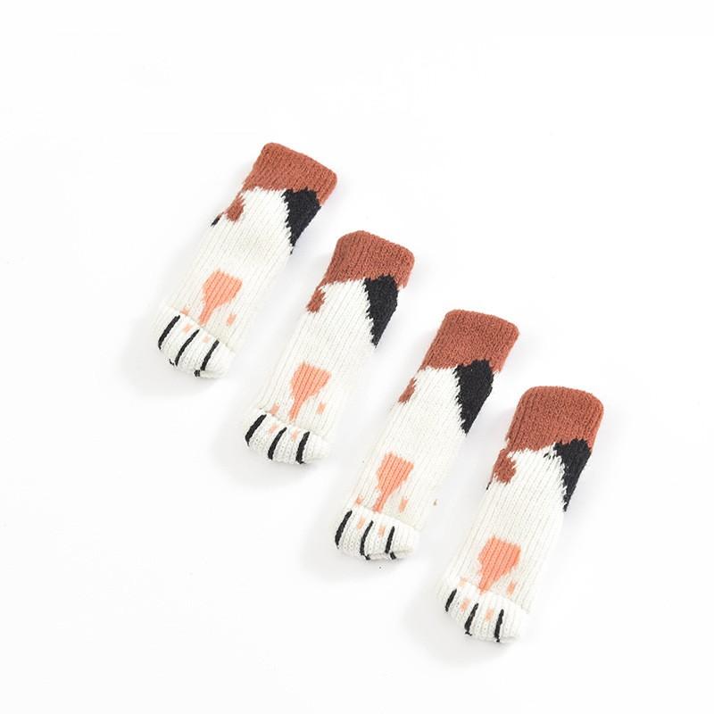 4 шт./лот противоскользящий коврик, демпфер на бампер, милая мебель, ножки, коврик, шапки, фетровые подушечки, чехлы на ножки стула