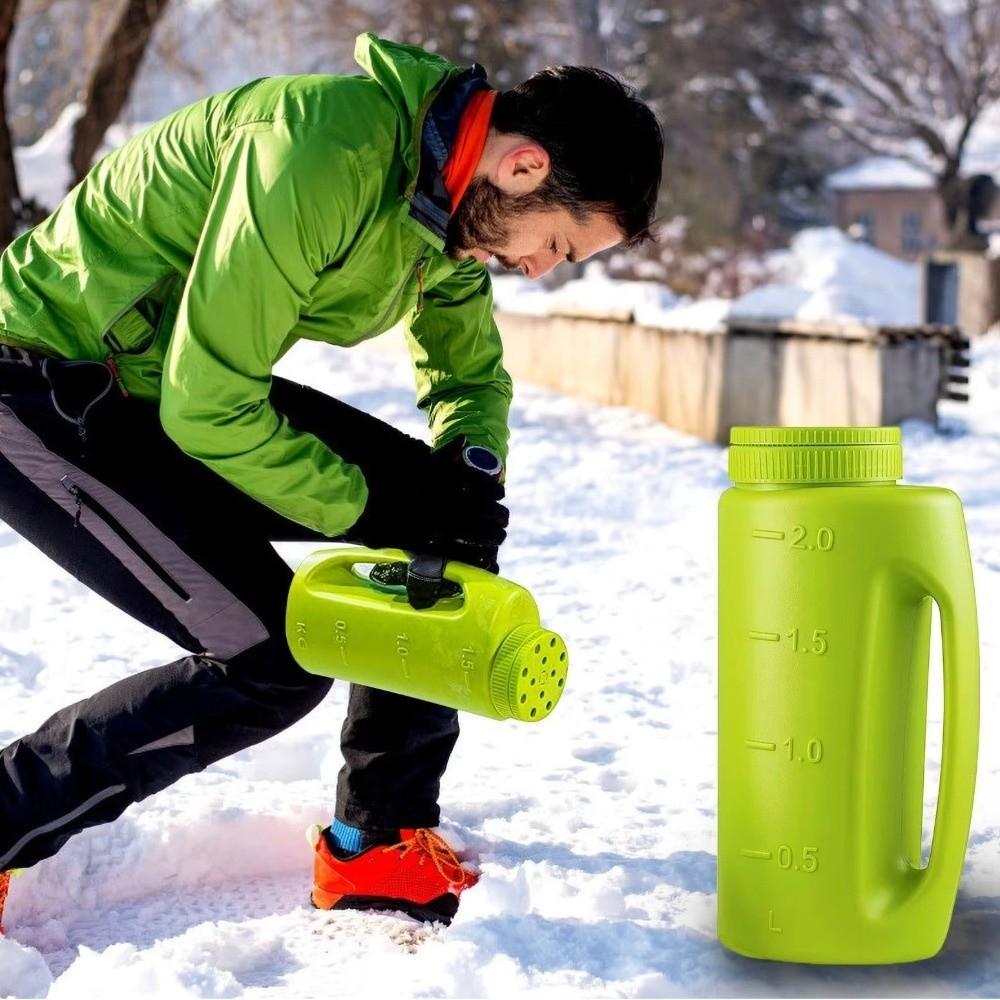 Large Capacity Handheld Spreaders with Shovel Adjustable Hand Spreader Portable Multiple Opening Sizes Watering Can