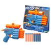 Nerf Elite 2.0 Prospect QS-4 Manual Blaster, Includes 8 Official Darts, Fires 4 Darts, Includes Target Scope, and Pull-Back Priming, F4190, Authentic