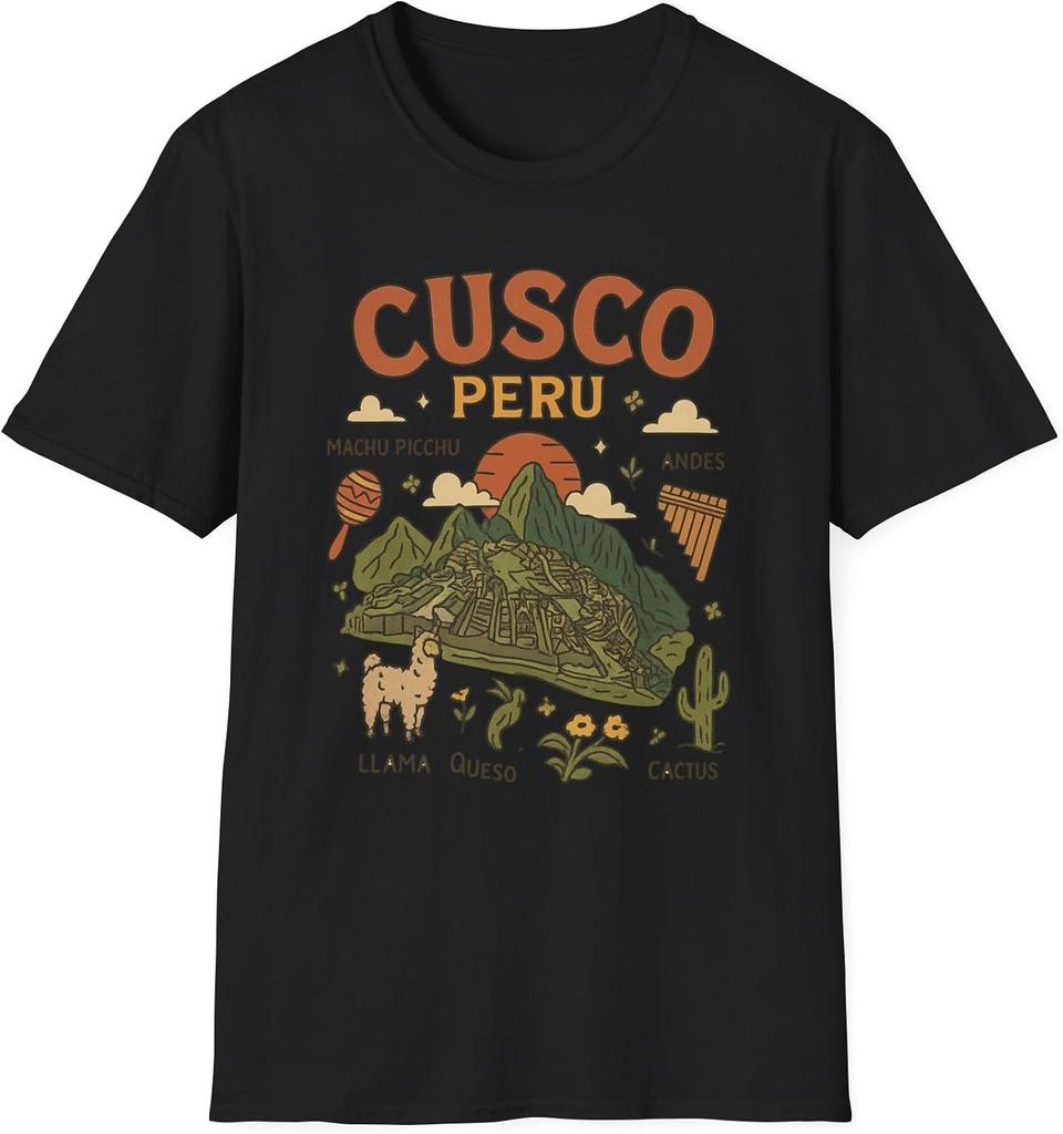 Cusco Peru Graphic T-Shirt, Travel Tee, Adventure Shirt, Souvenir Apparel, Nature Lover Gift
