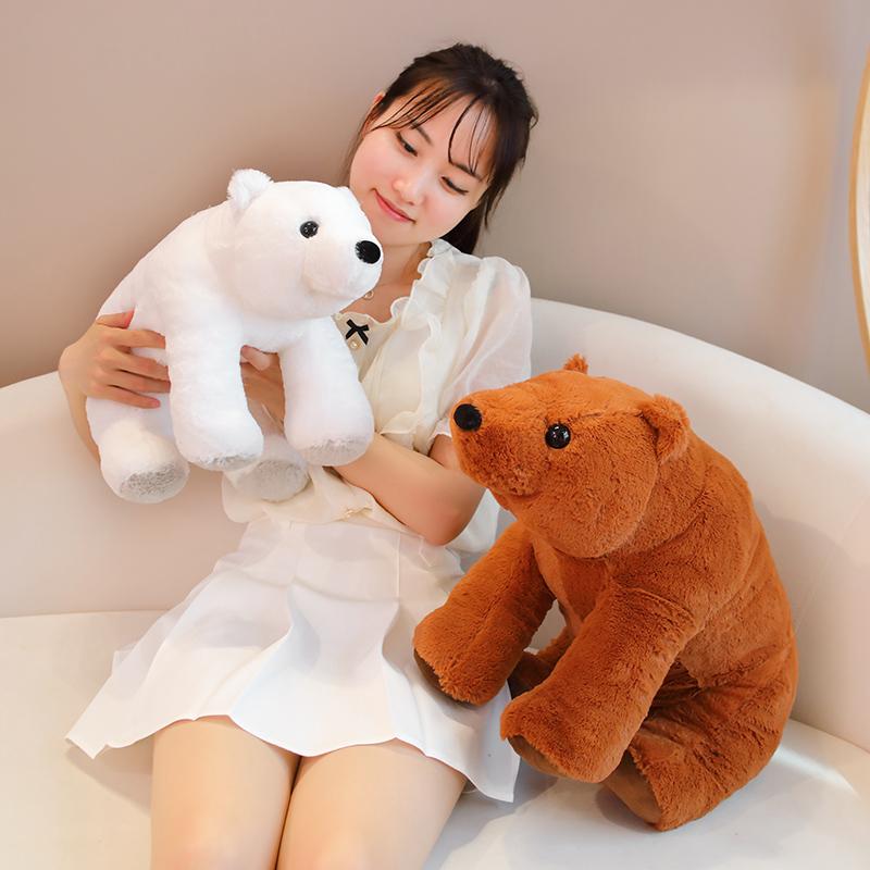 Мягкая плюшевая игрушка Vrey, медведь панда, белый медведь, милая мягкая игрушка, удобные плюшевые игрушки для объятий, милая кукла, подарки на день рождения для девочек