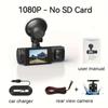 3-канальная видеокамера для приборной панели WIFI CAR DVR 1080P 3-объективная видеокамера для приборной панели внутри автомобиля Трехсторонняя камера Черный ящик Регистратор Видеорегистратор Видеокамера
