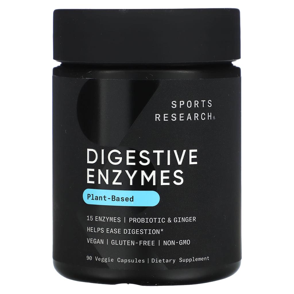 Digestive Enzymes, Vegetarian, Veggie Capsules 90