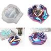 DIY Ashtray Epoxy Crystal Resin Silicone Mold Two-hand Model Hand Dish  Mirror