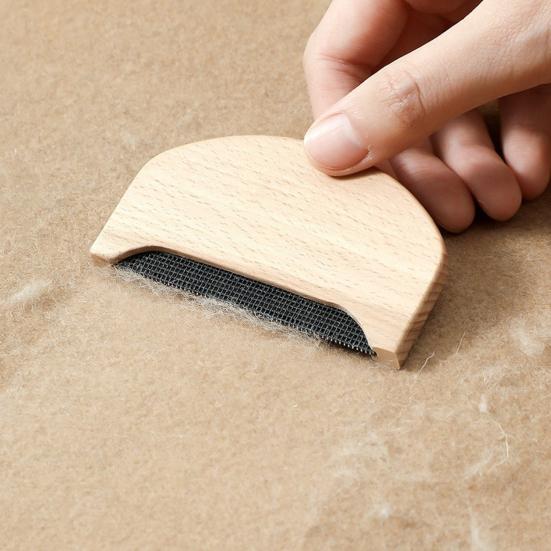 Yousheng Гребень для шерсти и кашемира для свитера Ручной Деревянный Удалитель катышков Пух Ткань Удалитель ворса Портативная Щетка для одежды Инструмент для трикотажа Шерстяных изделий Шарфов