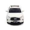 Paudi Model Infiniti QX50 2018 Model Car Mini Car Collection White Finished Product 1/64