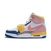 Air Legacy 312 GS White Coral French Blue Kids Sneakers Coral-Pink Brilliant-Topaz Sakura-Pink FD9909-161