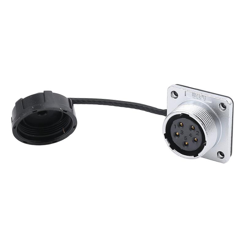 WEIPU WS20 TQ+Z 2 3 4 5 6 7 8 9 12 15Pin Industrial Waterproof Connector AC DC Power Soldering Terminal Wire Electric Connectors
