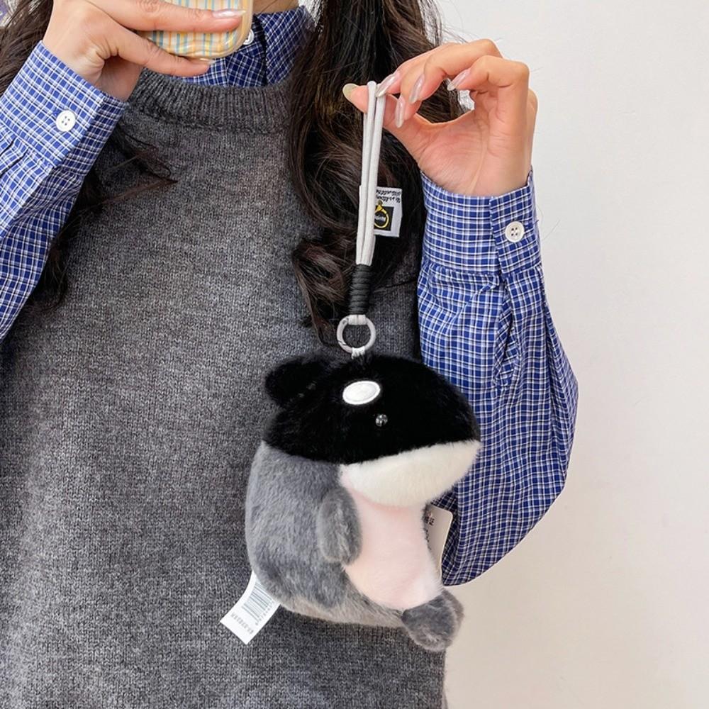 Marine Animal Plush Keychain Stuffed Animals Seal Key Chain Dolphin Bag Pendant  Home Desk Decor