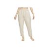 Solid Color Loose Fit Sports Pants Women Bottoms Beige DX5798-126
