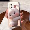Гелевый чехол для Vivo Y39 5G V2443 V2436 Прозрачный силиконовый мягкий ТПУ задняя крышка Милый котик кролик сердце чехол для телефона