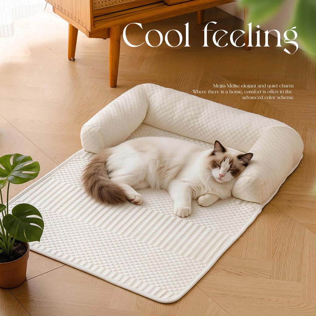 Thick Anti‑scratch Pet Mat Non‑slip Sleeping Cushion Bed for Cats Dogs Sofa Protection