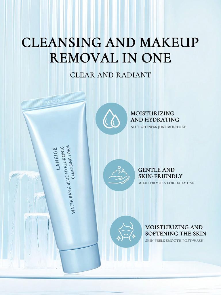LANEIGE Пенка для умывания Water Bank с гиалуроновой кислотой Blue 50 г