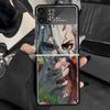 Чехол для телефона D-Dr Stone Anime для Samsung Galaxy Z Flip 7 6 5 4 3 5G Черный чехол ZFlip7 ZFlip6 ZFlip5 ZFlip4 ZFlip3 Fundas Galaxy