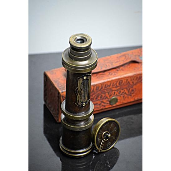 Antique Brass Working Telescope, Dolland London 1920 Spyglass/Telescope for Distant View, Valentine Gift, Gift For Boyfriend