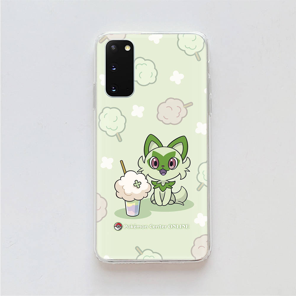 AP8 Sprigatito Pokemon Прозрачный чехол для Samsung A04 A14 A23 A34 A54 M23 M33 M52 M53 Realme 10 9 C30S C35 C55 VIVO Y02 Y21 Y33S Y51 X80 V25 Чехол