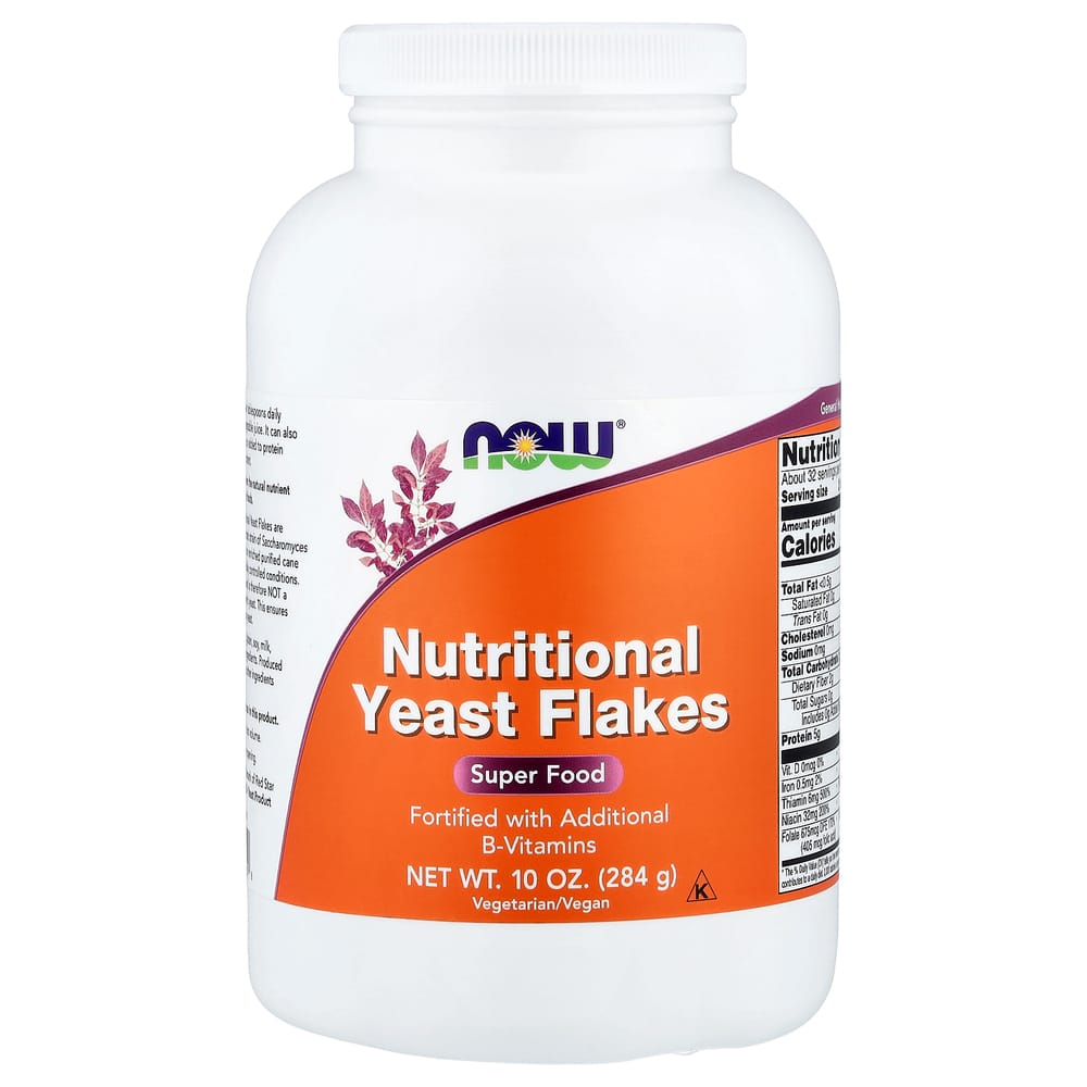 Now Foods Nutritional Yeast Flakes 284g (10oz)