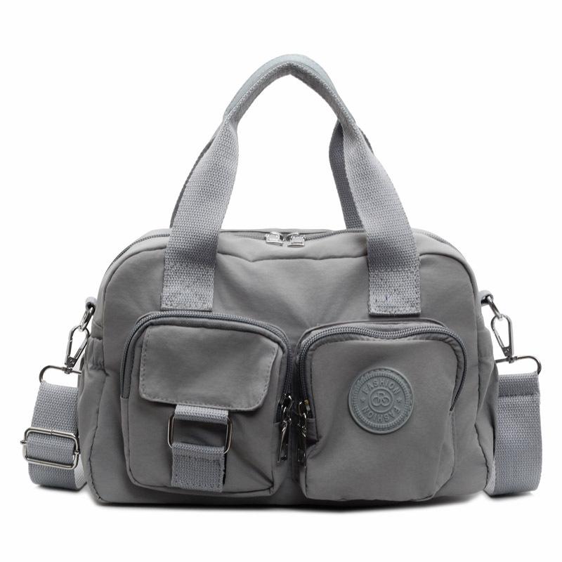 Japanese Handbag 2025 New Fashionable Versatile Nylon Cloth Shoulder Oblique Span Bag Casual Simple Commuter Pillow Bag
