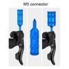 20/50ML Bicycle Portable Oil Container Heavy Duty Aluminum Alloy M5/M7 Dual Connectors Road Mountain Bike Hydraulic Disc Brake Bleed