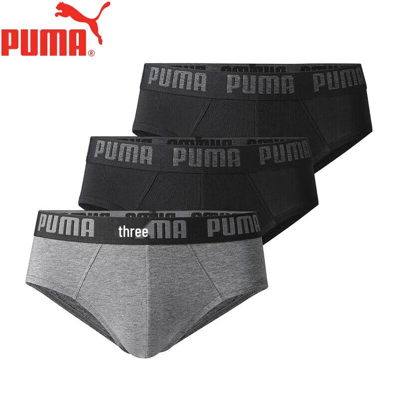 Puma Мужские дышащие спортивные трусы (3-Pack)