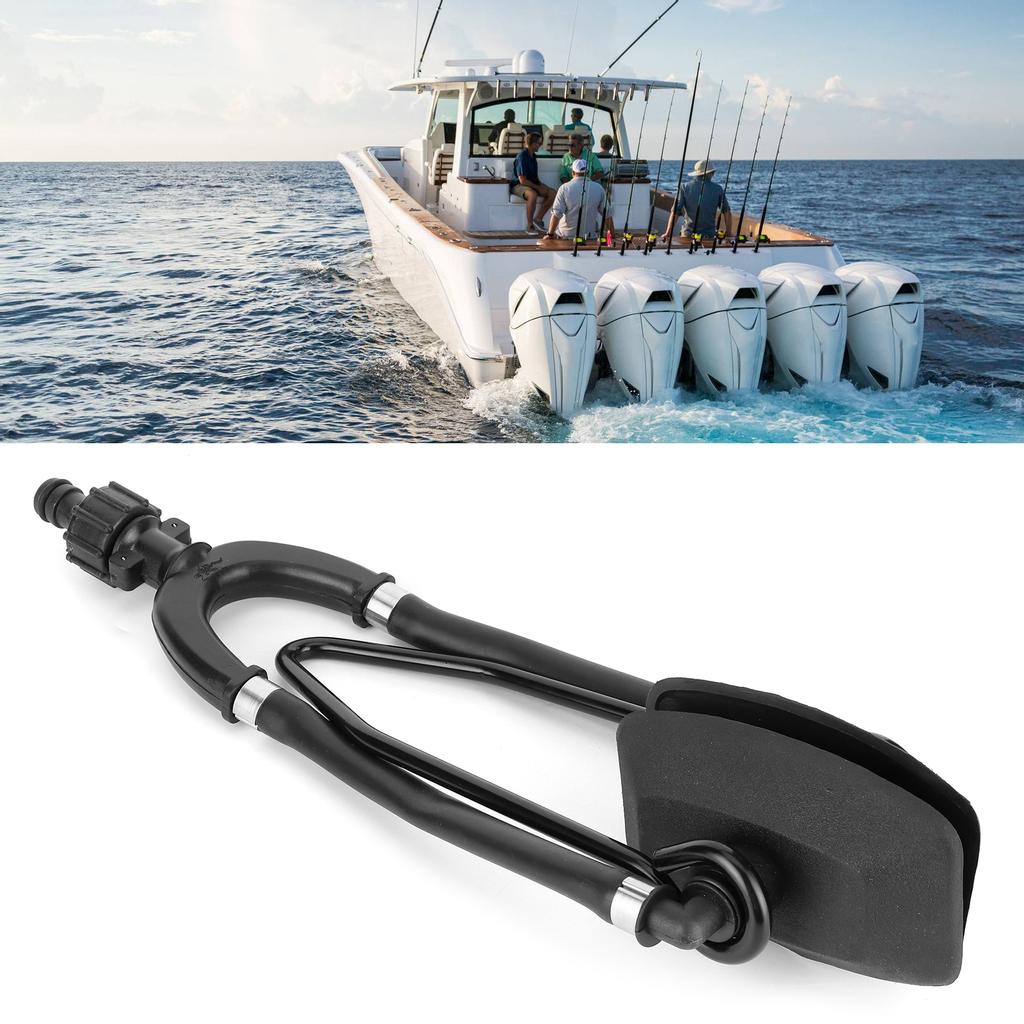 Морские наушники с двойной подачей для промывки двигателя, подвесной лодочный мотор, промывка водой, большие прямоугольные наушники с двойной подачей, быстрое соединение