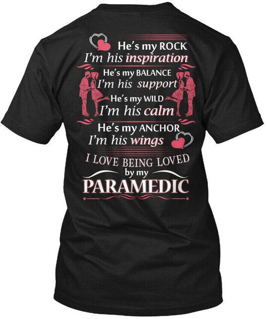 Paramedics Wife Hes My Rocks Im His Tshirt Size S To 5xl