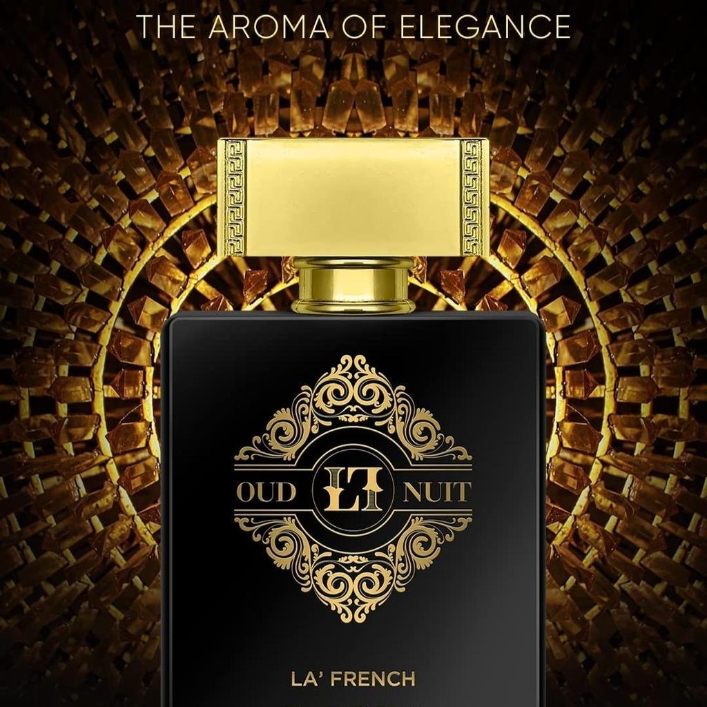 La French Oud Nuit Духи для мужчин 100 мл Eau De Parfum | Долговечность | Премиальный удовый аромат | Специально созданный роскошный удовый парфюм