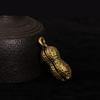 Brass Peanut Bell Ornaments Copper Figurines Feng Shui Desk Decorations Home Decors Accessories Keychains Pendants Gifts