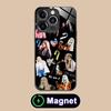 Модный чехол Ava Max из стекла MagSafe для мобильного телефона iPhone 17 16 15 14 13 12 11 Air Pro Max Plus Mini Цветная накладка
