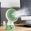 Портативный настольный вентилятор, одна скорость, USB-зарядка, мини-вентилятор для стола, вращение на 90 градусов, тихий охлаждающий вентилятор для дома, офиса, спальни, общежития