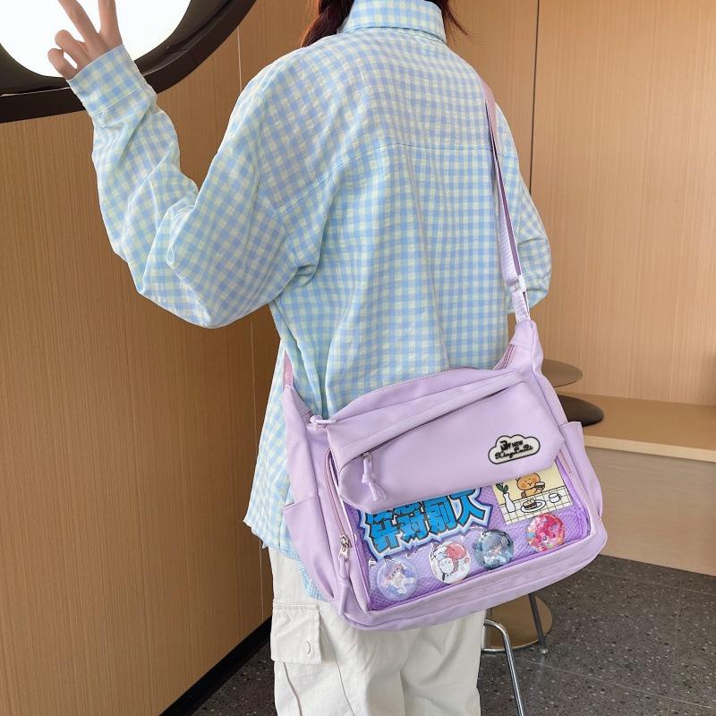 Женская сумка новая прозрачная сумка через плечо модная стильная милая сумка-мессенджер сумка большой вместимости