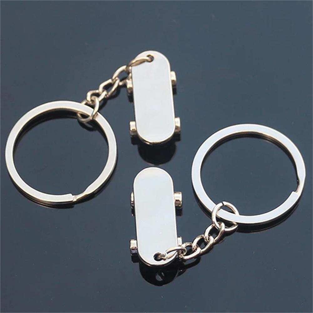 Bag Pendant Metal Pendant Key Holder Keys Holder Skateboard KeyRing Jewelry Gift Scooter Keychain
