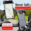 Shockproof Motorcycle & Bicycle Alloy Phone Holder for Navigation and EV Delivery Riders