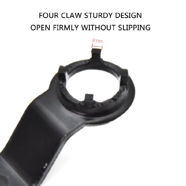 Thickened Plate Angle Grinder Lock Nut Spanner Tool with Four Pronged Designs for Secure Clamping Disassembly Adjustable