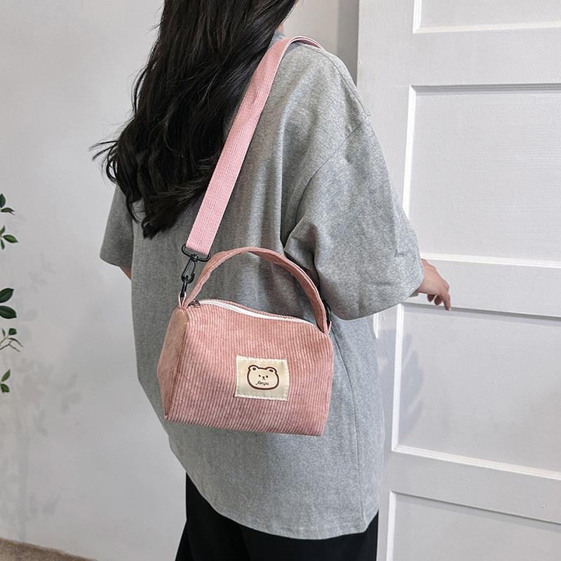Trendy Corduroy Handbag For Women Fashionable Casual Crossbody Bag 2023 Design