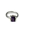 Natural Amethyst Gemstone 925 Sterling Silver Ring Size 5.5 US, Gift Ring