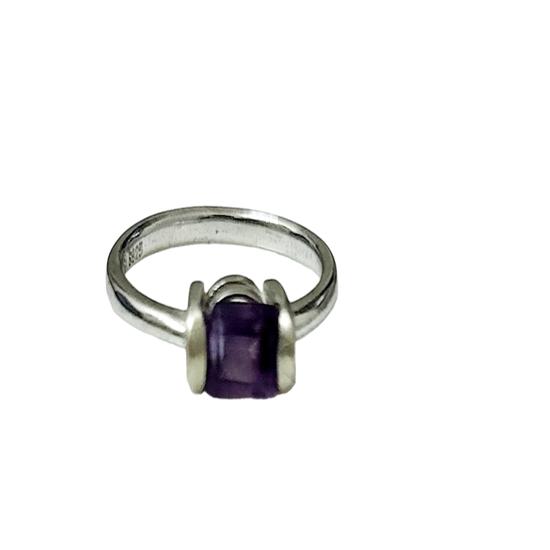 Natural Amethyst Gemstone 925 Sterling Silver Ring Size 5.5 US, Gift Ring