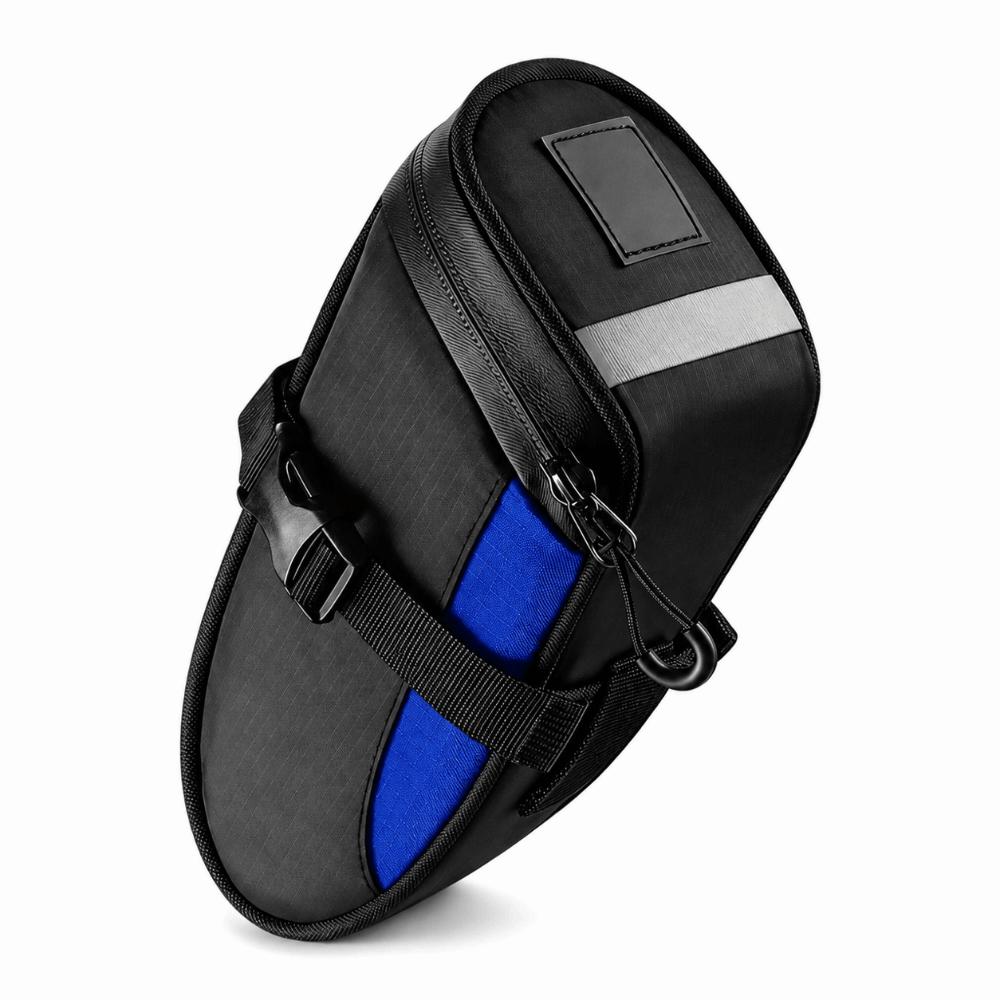 with Reflective Bike Saddle Bag Waterproof Bicycle Seat Bag Cycling Tail Bag Under Seat Storage