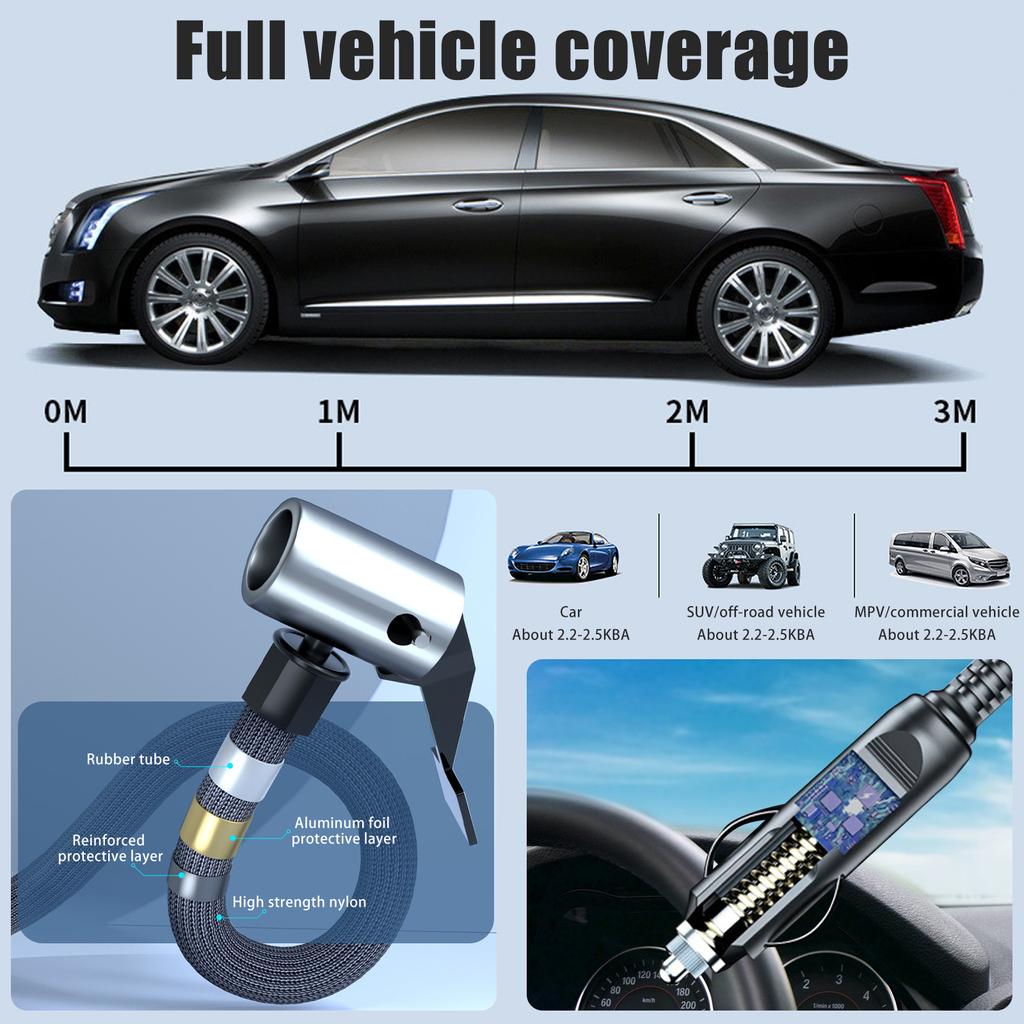 Беспроводной насос для накачивания шин 150PSI портативный электрический воздушный компрессор 6000 мАч перезаряжаемый мини-насос для шин для автомобилей мотоциклов велосипедов