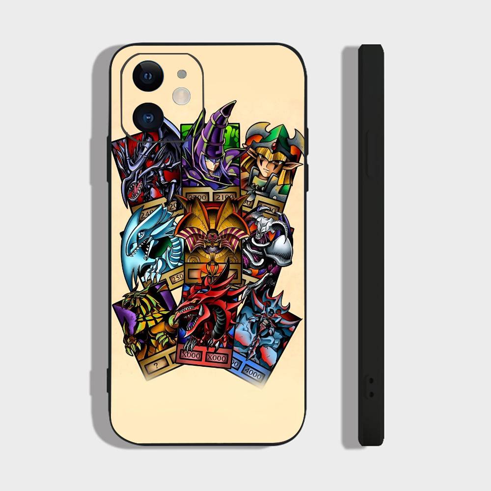 Anime Y-YuGiOh For IPhone 13,17,11,12,16,14,15,Plus,Pro Max Soft Silicone Black Phone Case