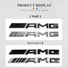 For Mercedes Benz 3D Aluminum Stickers Trunk Car Logo Decoration Label For Mercedes Benz AMG W204 W205 W203 W211 W212 W213 W201