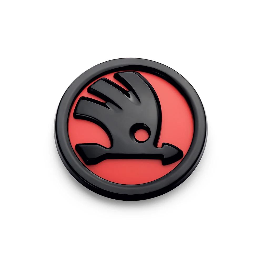 2026 Горячий 80/90/100 мм Автомобильный Передний Задний Багажник Логотип Эмблема Наклейка Декорация Для Skoda S Rapid Scala Kodiaq Fabia Kamiq Karoq Octavi