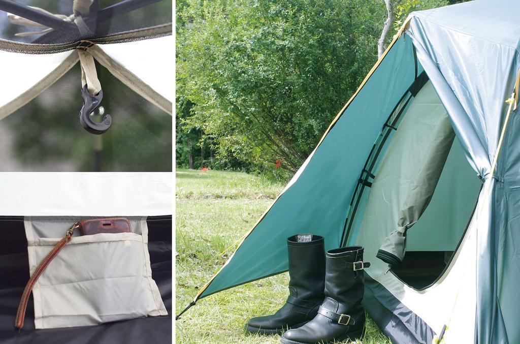 BUNDOK Туристическая палатка с местом для хранения компактная купольная форма от 1 до 2 BDK-18 чехол, хранение, [для людей]