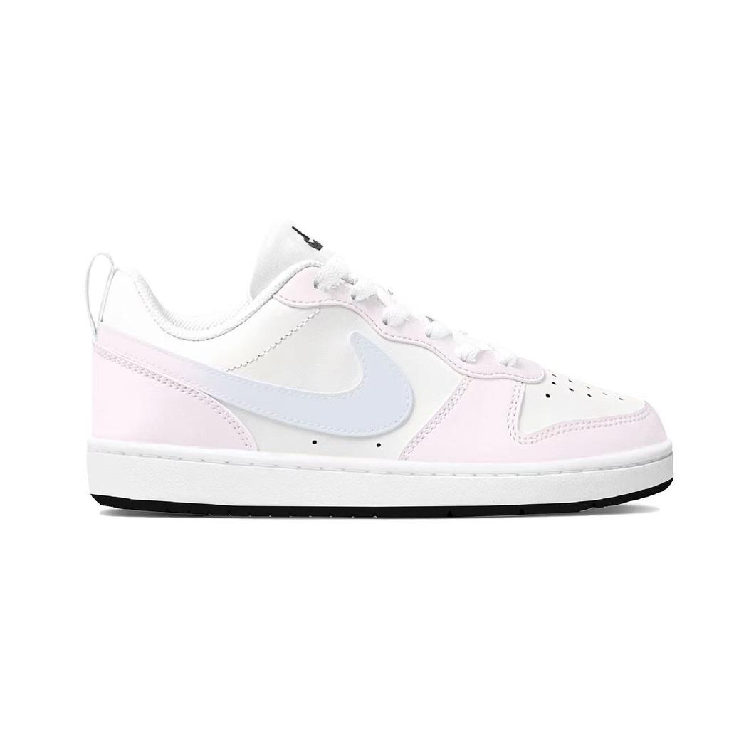 Nike Court Borough Love Вишневый Цвет Розовый GS Кожаные Низкие Скейтбордические Кроссовки Женские Белые Розовые DV5456-104(Team1848--SBOX)