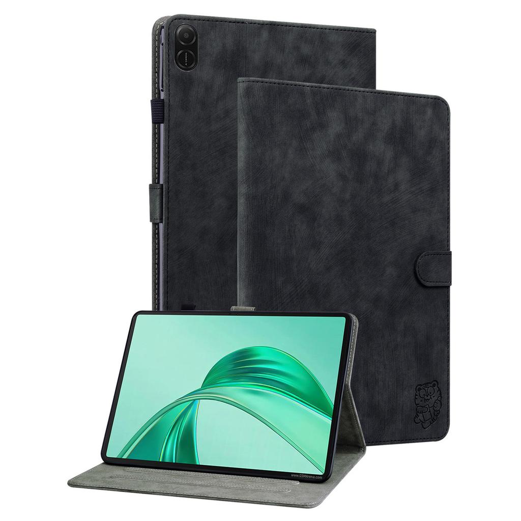 Для чехлов Honor Pad X8a Чехол для планшета из ПУ кожи с тигровым принтом, устойчивый к царапинам